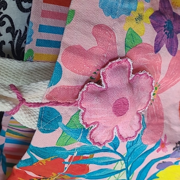 💐Floral 'Mom' Tote Bag - Picture 3 of 11